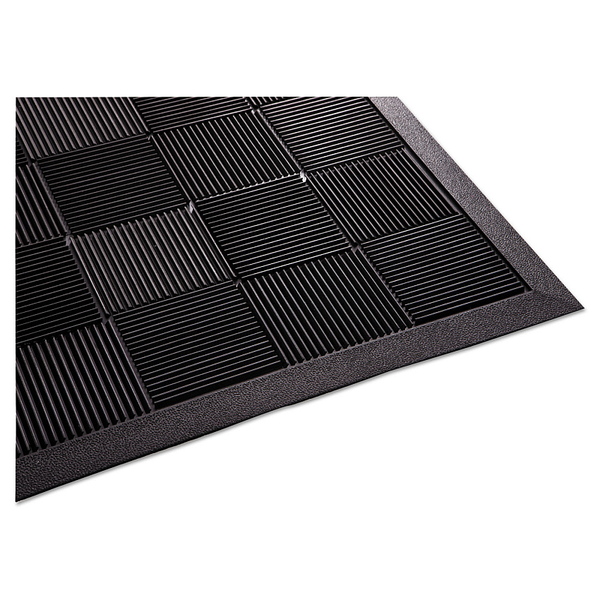 Guardian Parquet Wiper Scraper Mat, 24 x 36, Black (MLLPARQUET2X3)
