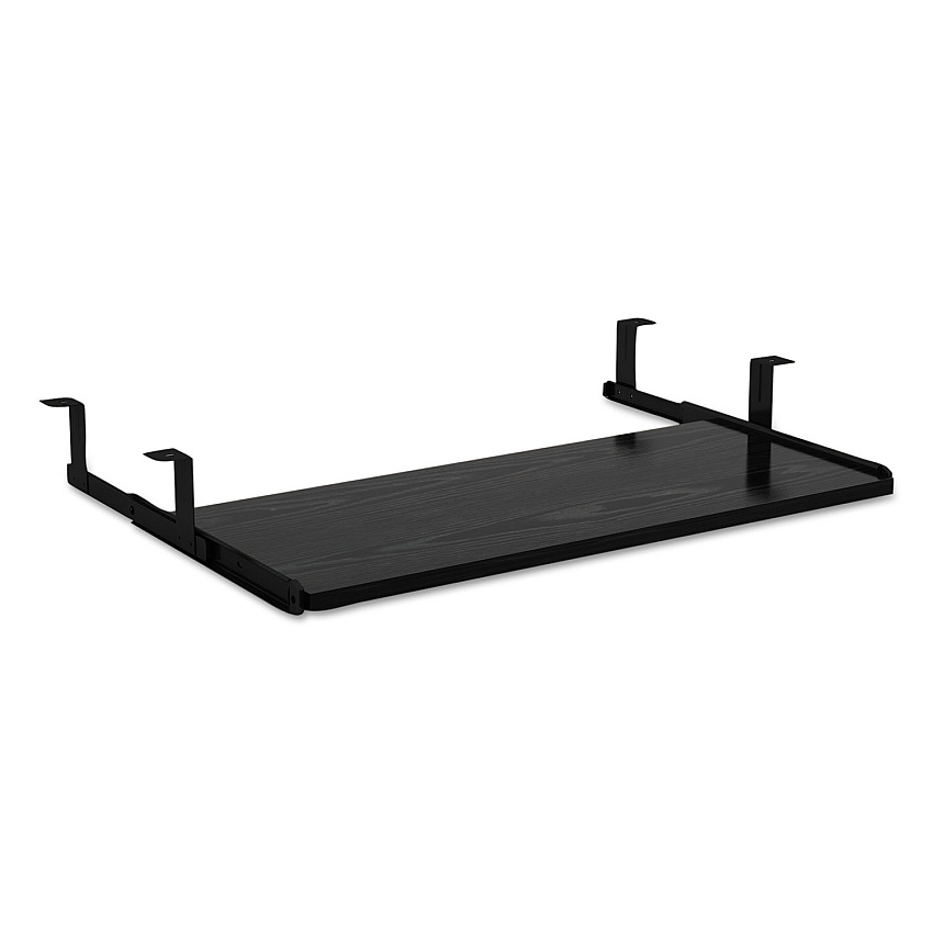 Alera Valencia Series Underdesk Keyboard/Mouse Shelf, 28w x 12d, Black (ALEVA312812BK)
