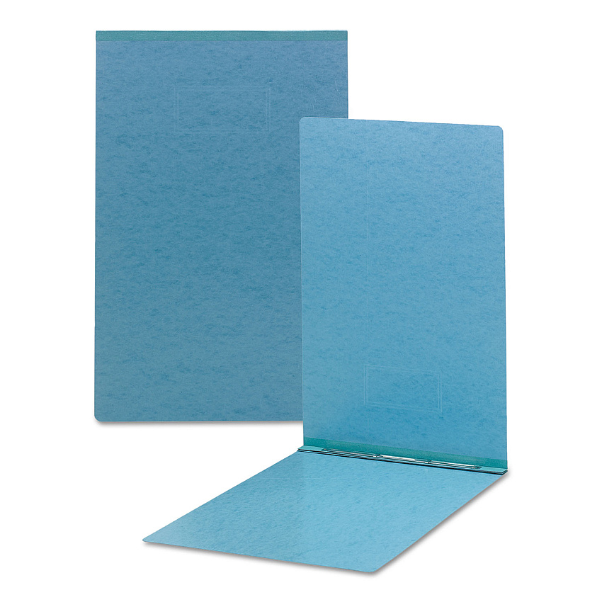 Smead Prong Fastener Premium Pressboard Report Cover, Two-Prong Fastener, 3" Capacity, 11 x 17, Blue/Blue (SMD81078)