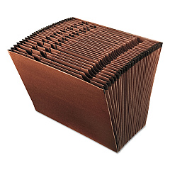 Earthwise by Pendaflex Recycled Indexed Expanding File, 31 Sections, 1/31-Cut Tabs, Letter Size, Red Fiber (PFXER17D)