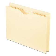 Pendaflex Smart Shield Reinforced File Jackets, Straight Tab, Letter Size, Manila, 50/Box (PFX22025)