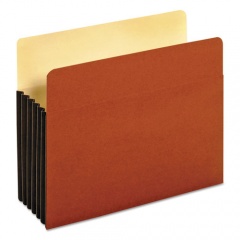 Pendaflex File Pocket with Tyvek, 5.25" Expansion, Letter Size, Redrope, 10/Box (63274)