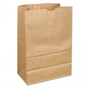 General Grocery Paper Bags, 40 lb Capacity, 1/6 BBL, 12" x 7" x 17", Kraft, 400 Bags (SK164040)