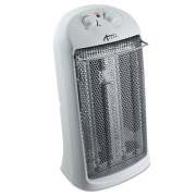 Alera Quartz Tower Heater, 13 1/4"w x 10 1/8"d x 23 1/4"h, White (HEQZ23)