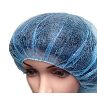 Bee-safe Polyproylene Bouffant Cap Blue 24 In., Case Of 1000 (GAH-BP-24-BL)
