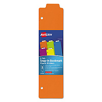 Avery Tabbed Snap-In Bookmark Plastic Dividers, 5-Tab, 11.5 x 3, Assorted, 1 Set (AVE24908)