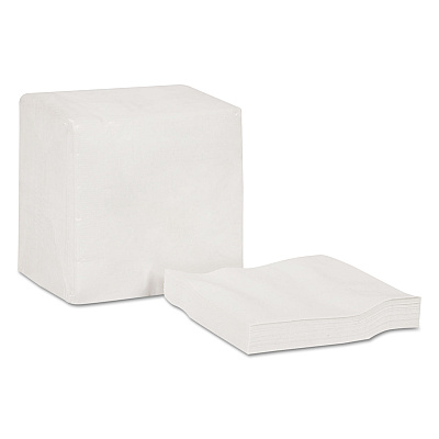 Tork Advanced Beverage Napkins, 2-Ply, 9.25" X 9.25", Poly-Pack, White, 6000/carton (TRKB1242)