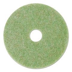 3M Low-Speed TopLine Autoscrubber Floor Pads 5000, 20" Diameter, Green/Amber, 5/Carton (MMM18052)