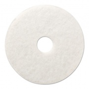 Boardwalk Polishing Floor Pads, 20" Diameter, White, 5/Carton (4020WHI)