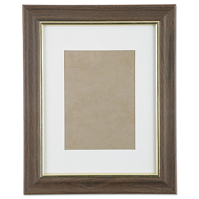 AbilityOne 7105000528698, SKILCRAFT Walnut Vinyl Frames, Certificate/Photo, 8 x 10, 12/Carton