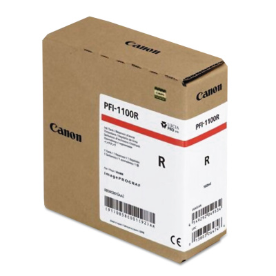 Canon 0858c001aa (pfi-1100) Ink, Red
