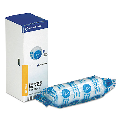 First Aid Only Gauze Bandages, Conforming, 3" Wide (FAO5006)