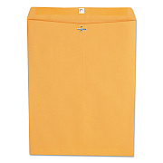 Universal Kraft Clasp Envelope, #110, Square Flap, Clasp/Gummed Closure, 12 x 15.5, Brown Kraft, 100/Box (UNV35270)