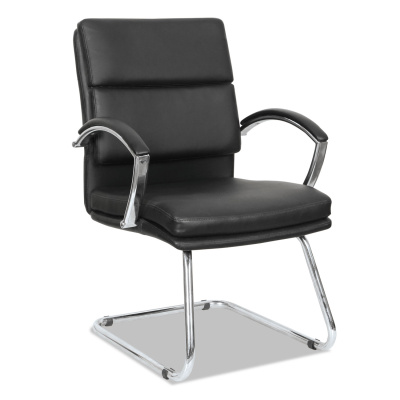 Alera Neratoli Slim Profile Stain-Resistant Faux Leather Guest Chair, 23.81