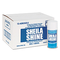 Sheila Shine Stainless Steel Cleaner and Polish, 10 oz Aerosol Spray, 12/Carton (SSI1CT)