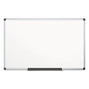 MasterVision Value Melamine Dry Erase Board, 48 x 96, White Surface, Silver Aluminum Frame (BVCMA2112170MV)