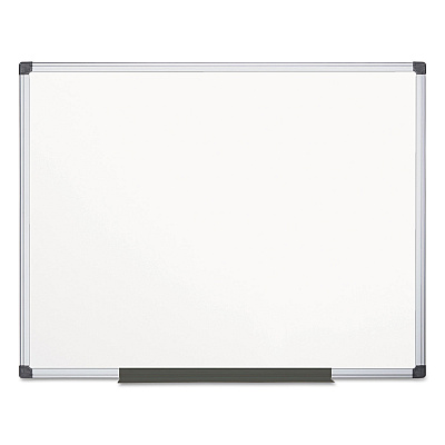 MasterVision Value Lacquered Steel Magnetic Dry Erase Board, 72 x 48, White Surface, Silver Aluminum Frame (BVCMA2707170)