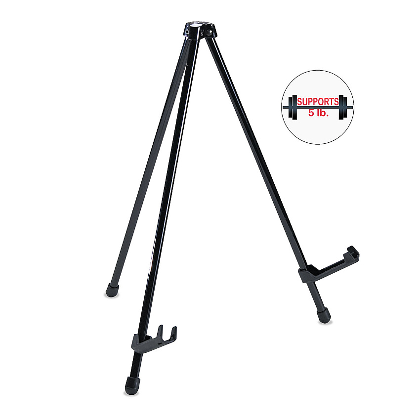 MasterVision Instant Table-Top Easel, 14.25" High, Black (BVCFLX07201MV)