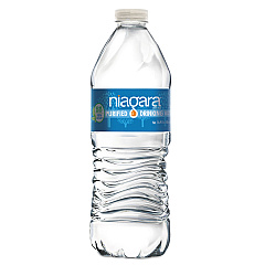Niagara Bottling Purified Drinking Water, 16.9 oz Bottle, 24/Pack, 2016/Pallet (NGB05L24PLT)