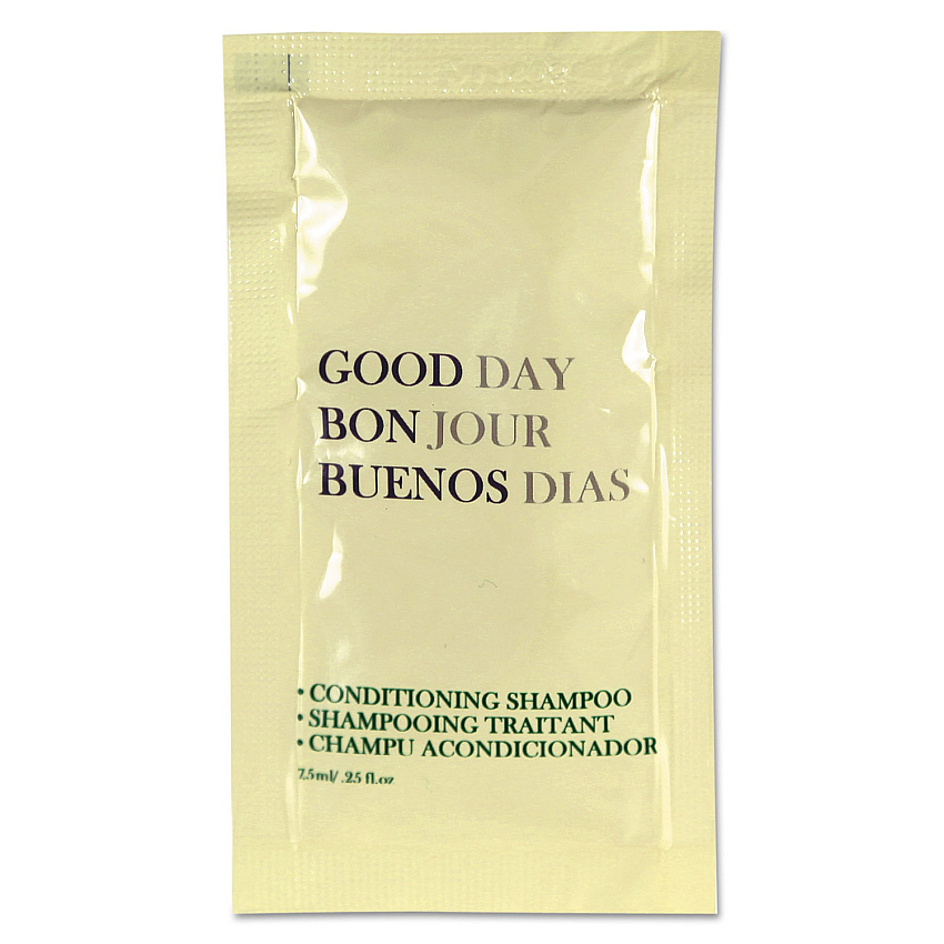 Good Day Conditioning Shampoo, Fresh Scent, 0.25 oz, 500/Carton (GTP485)