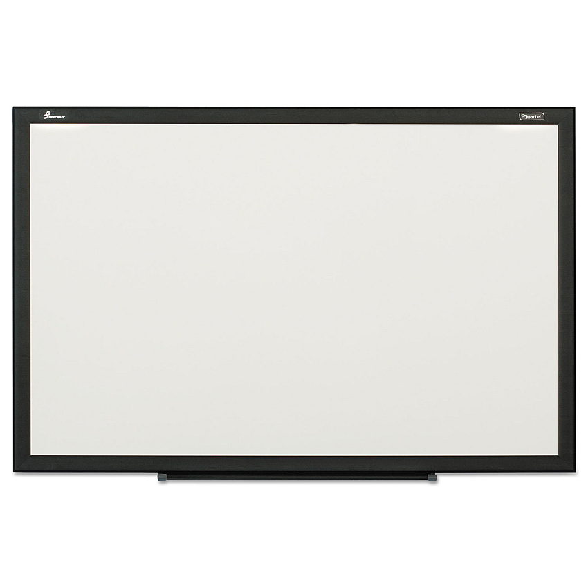 AbilityOne 7110016511289, SKILCRAFT Magnetic Porcelain Dry Erase Board, 72 x 48, White Surface, Black Aluminum Frame