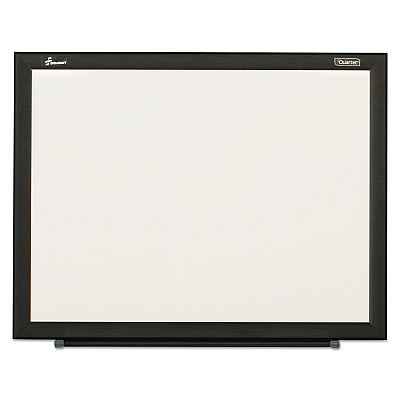 AbilityOne 7110016511294, SKILCRAFT Non-Magnetic Melamine Dry Erase Board, 36 x 24, White Surface, Black Aluminum Frame