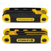 Stanley Folding Metric and SAE Hex Keys, 2/Pack, Yellow/Black (STHT71839)