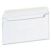 Universal Open-Side Business Envelope, #6 3/4, Square Flap, Gummed Closure, 3.63 x 6.5, White, 500/Box (UNV35206)