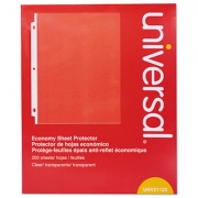 Universal Standard Sheet Protector, Economy, 8.5 x 11, Clear, 200/Box (21123)
