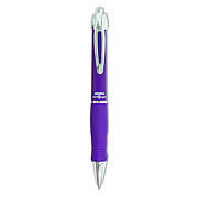 Zebra Sarasa Dry X10 Gel Pen, Retractable, Medium 0.7 mm, Violet Ink, Violet/Silver Barrel, 12/Pack (ZEB42680)