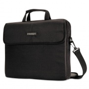 Kensington Simply Portable Padded Laptop Sleeve, Fits Devices Up to 15.6", Polyester, 17 x 1.5 x 12, Black (62562)