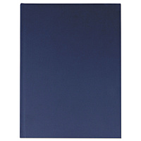 Universal Casebound Hardcover Notebook, 1-Subject, Wide/Legal Rule, Dark Blue Cover, (150) 10.25 x 7.63 Sheets (UNV66352)