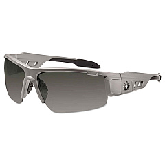 ergodyne Skullerz Dagr Safety Glasses, Matte Gray Frame/Smoke Lens, Nylon/Polycarb (EGO52130)