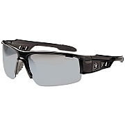 ergodyne Skullerz Dagr Safety Glasses, Black Frame/Silver Lens, Nylon/Polycarb (EGO52042)