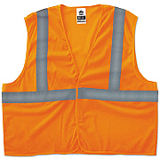 ergodyne GloWear 8205HL Type R Class 2 Super Econo Mesh Vest, 4X-Large to 5X-Large, Orange (EGO20969)