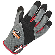 ergodyne ProFlex 710CR Heavy-Duty + Cut Resistance Gloves, Gray, X-Large, 1 Pair (EGO17125)