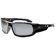 ergodyne Skullerz Odin Safety Glasses, Black Frame/Silver Lens, Nylon/Polycarb (EGO50042)