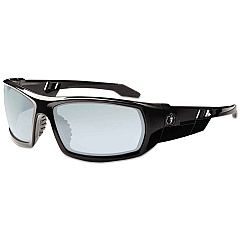ergodyne Skullerz Odin Safety Glasses, Black Frame/Indoor/Outdoor Lens, Nylon/Polycarb (EGO50080)
