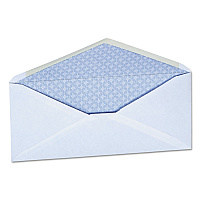Universal Open-Side Security Tint Business Envelope, #10, Monarch Flap, Gummed Closure, 4.13 x 9.5, White, 500/Box (UNV35202)