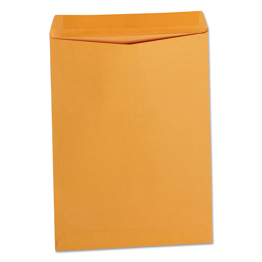 Universal Catalog Envelope, 28 lb Bond Weight Kraft, #10 1/2, Square Flap, Gummed Closure, 9 x 12, Brown Kraft, 250/Box (UNV41165)