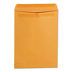 Universal Self-Stick Open End Catalog Envelope, #10 1/2, Square Flap, Self-Adhesive Closure, 9 x 12, Brown Kraft, 250/Box (UNV35290)