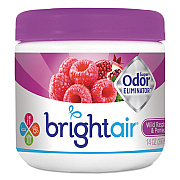 BRIGHT Air Super Odor Eliminator, Wild Raspberry and Pomegranate, 14 oz Jar (BRI900286EA)