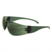 Boardwalk Safety Glasses, Gray Frame/Gray Lens, Polycarbonate, Dozen (00023)