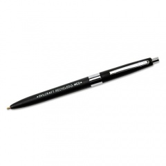 AbilityOne 7520013861604 SKILCRAFT Recycled Ballpoint Pen, Retractable, Medium 1 mm, Black Ink, Black Barrel, Dozen