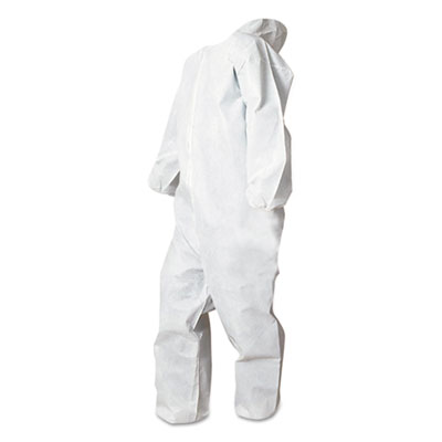 Boardwalk Disposable Coveralls, Polypropylene, XX-Large, White, 25/Carton (BWK0032XXL)