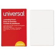 Universal Laminating Pouches, 5 mil, 6.5" x 4.38", Gloss Clear, 100/Box (84680)