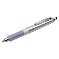AbilityOne 7520016296577, SKILCRAFT WriteBalance Wide Body Ballpoint Pen, Retractable, Medium 1 mm, Blue Ink, Silver Barrel