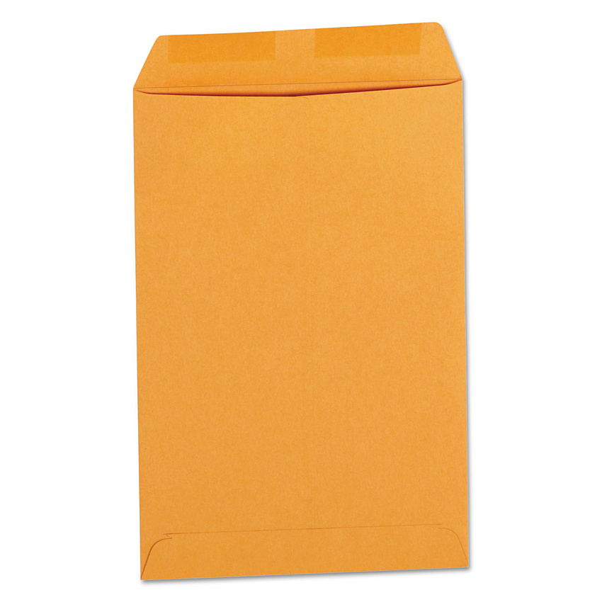 Universal Catalog Envelope, 24 lb Bond Weight Kraft, #1, Square Flap, Gummed Closure, 6 x 9, Brown Kraft, 500/Box (UNV40105)