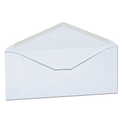 Universal Open-Side Business Envelope, #10, Monarch Flap, Gummed Closure, 4.13 x 9.5, White, 250/Carton (UNV36319)
