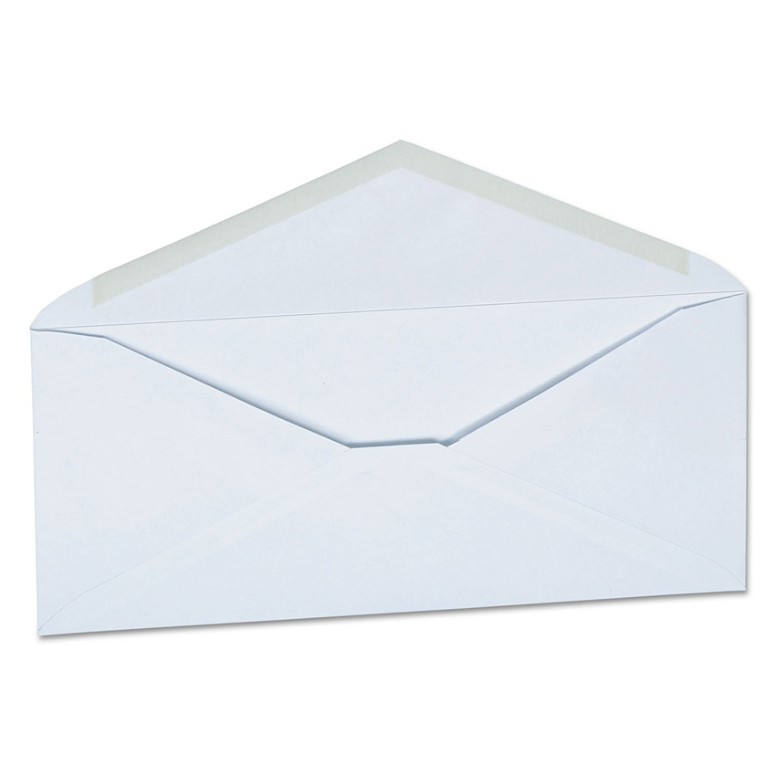 Universal Open-Side Business Envelope, #10, Monarch Flap, Gummed Closure, 4.13 x 9.5, White, 250/Carton (UNV36319)